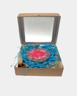 Resin glass holder "Dance of the Petals" in a box