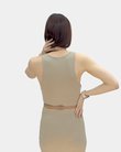 Bonny Beige and Red Women's Harness - Back View