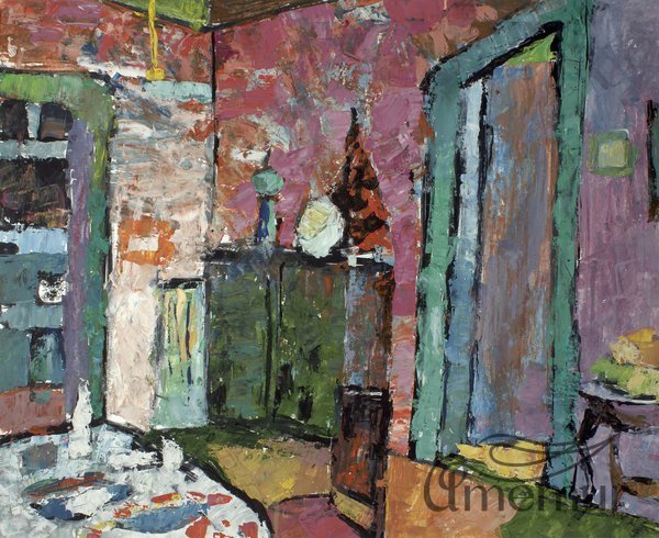 Painting by contemporary artist Natalia Rotova "Copy of V.V. Kandinsky"