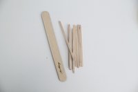 Wooden sticks for mixing resin